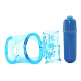 The MachO Vibrating Cock Sling in Blue