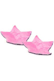 Sequin Star Nipple Covers with Pewter Charm in Purple