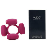 Turbo Vibrating Ring in Ballsy Burgundy