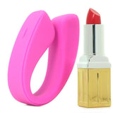 Sexy U Silicone Remote Couples Vibe in Pink