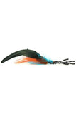 Multicolor Feathered Mini Tweezer Clamps