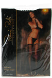 Black Fishnet Thigh Highs in OS