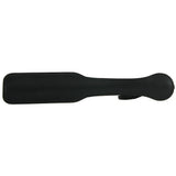 Sex & Mischief Studded Heart Paddle in Black/Silver