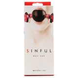 Sinful Collar with Leash in Pink