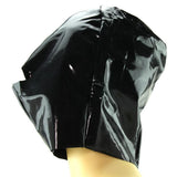 Fetish Fantasy Wet Look Open-Mouth Hood Large in Black