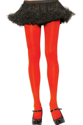 Pefect Pair of Bright Red Nylon Tights in OS