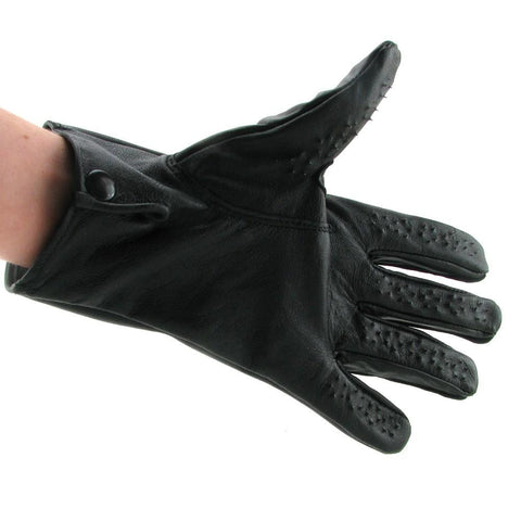 Leather Spiked Vampire Gloves in Extra Large