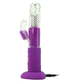 Dazzling Delight Rechargeable Rabbit Vibe in Pulsing Purple