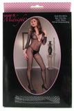 Black Fishnet Body Stocking in OS