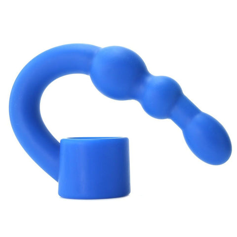 Silicone Shaft Ring with Flexible Beaded Anal Arm
