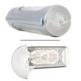 Tenga A Bounding Squeeze Flip Hole Masturbator in Silver