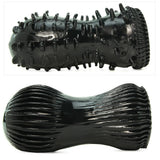 Renegade Grooved Pleasure Stroker in Black