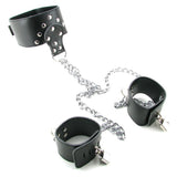 Fetish Fantasy Leather Collar and Cuffs