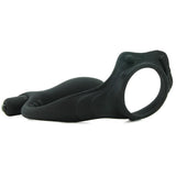 Rock Hard Ass-Gasm Silicone Cock Ring in Black