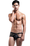 Brass Buckle Black Mini Short in XL