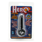 Hero Cock Ring and Clitoral Massager in Black