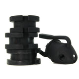 Sado's Shadow Locking Silicone Male Chastity Device