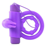 Remote Control Rabbit Cock Ring in Purple