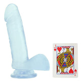 Crystal Jellies 6 Inch Ballsy Cock in Clear