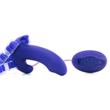 Mood Strapping Silicone Dual Strap On Vibe in Purple
