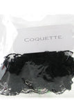 Ruffled Black Lace Leg Garter in OS