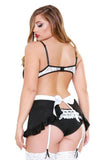 Night Service Maid Costume Set in 1X/2X