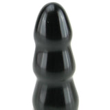 Triple Ripple Medium Butt Plug in Black