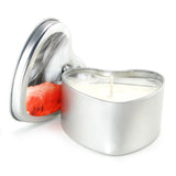 Edible Massage Oil Heart Candle 4.7oz/133g in Watermelon