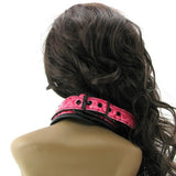 Sinful Collar with Leash in Pink