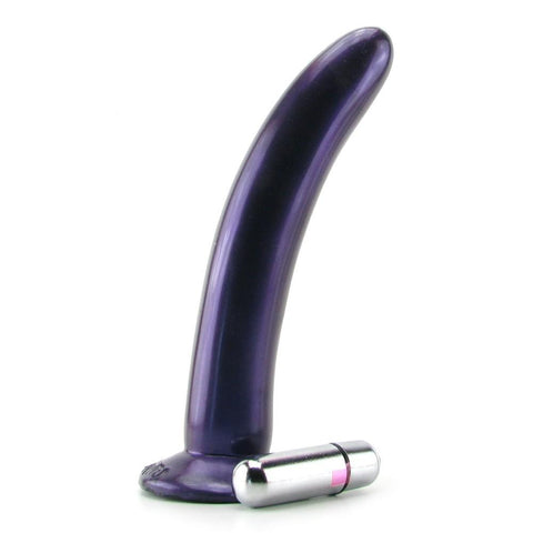 Leisure Vibrating Dildo in Midnight Purple