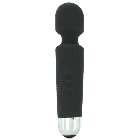 Mini Halo Wireless 20X Silicone Massager in Black
