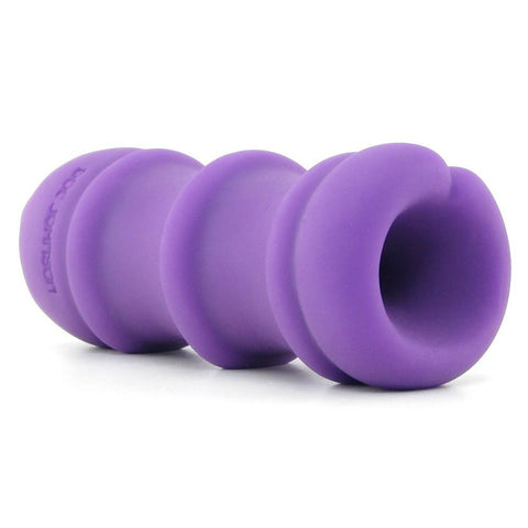Mood Pleaser Thick Ribbed Masturbator in Purple