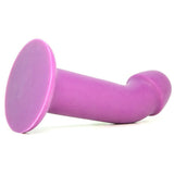 Platinum Silicone The Tru Curve Dildo in Purple