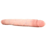 King Cock 12" Slim Double Dildo in Flesh