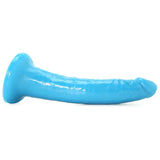 Neon Slim 7 Dildo in Blue
