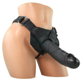 King Cock Strap-On Harness with 9" Cock in Black