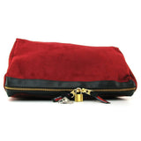 Tallulah Toy Case in Cinnabar Microsuede