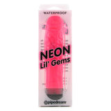 Neon Lil' Gems Vibrator in Pink