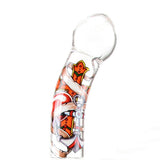 Inked Glass Dual Probe Dildo