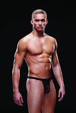 Black Fishnet Sport Thong in M/L