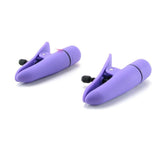 Nipplettes Vibrating Nipple Clamps in Purple