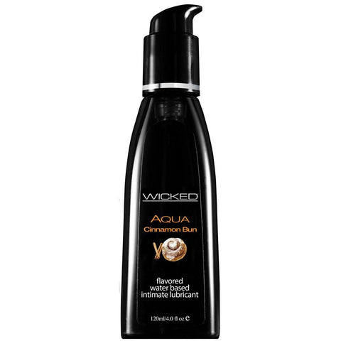 Aqua Cinnamon Bun Flavored Lube in 4oz/120mL