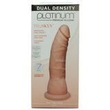 TRUSKYN The Tru Ride Slim 7 Inch Dildo in Vanilla