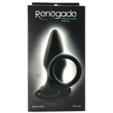 Renegade Pop & Lock Rocky Plug with Cock Ring in Black