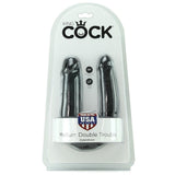 King Cock Medium Double Trouble Dildo in Black