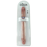 16" Thick Double Dildo in Flesh