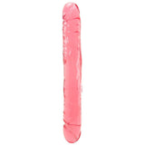 Crystal Jellies Double 12 Inch Dildo in Pink