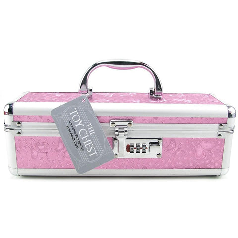 Lockable Small Vibrator Case in Pink