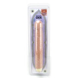 Quivering Cock 10 Inch Vibrating Dildo in White