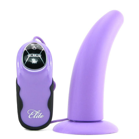 Fetish Fantasy Elite 4.5 Inch Silicone Vibe in Purple